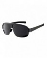 HDCRAFTER Driving Sunglasses Semi Rimless Polarized