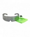 Silver Mirror Novelty Shield Sunglasses