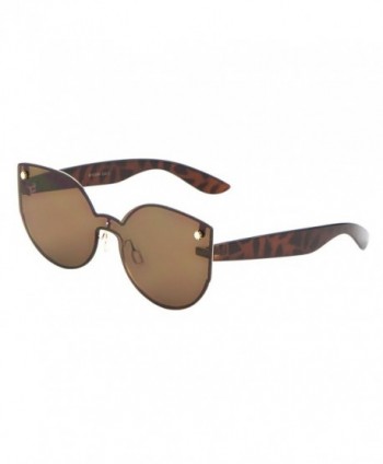 Womens Fashion Sunglasses Rimless Tortoise