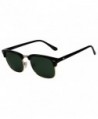 Semi-rimless sunglasses