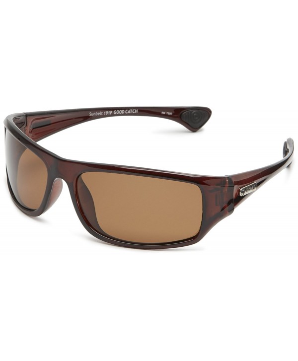 Sunbelt Catch Square Sunglasses Brown
