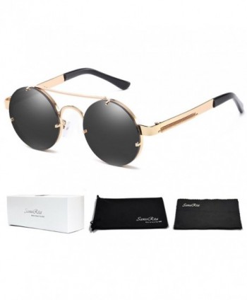 SamuRita Spring Rimless Oversized Sunglasses