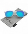 zeroUV Frosted Reflective Colored Sunglasses