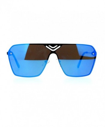 Rimless Fashion Sunglasses Futuristic Square