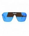 Rimless Fashion Sunglasses Futuristic Square