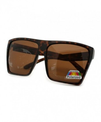 Tortoise Polarized Oversized Square Sunglasses