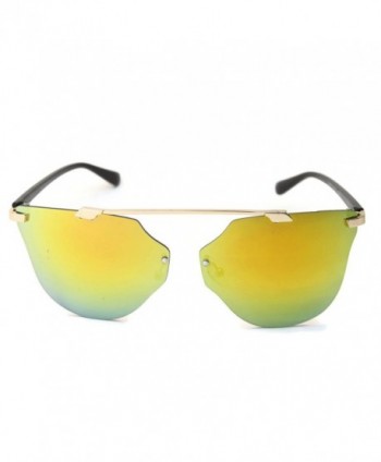 Semi-rimless sunglasses