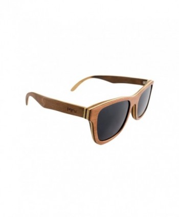 Miru Wood Wayfarer Sunglasses Polarized