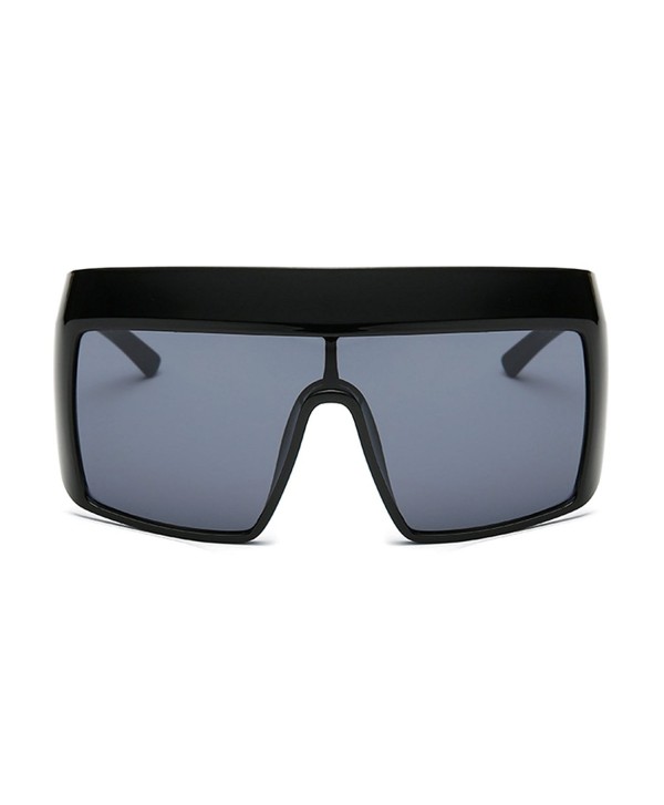 Slocyclub Fashion Mirrored Oversized Sunglasses