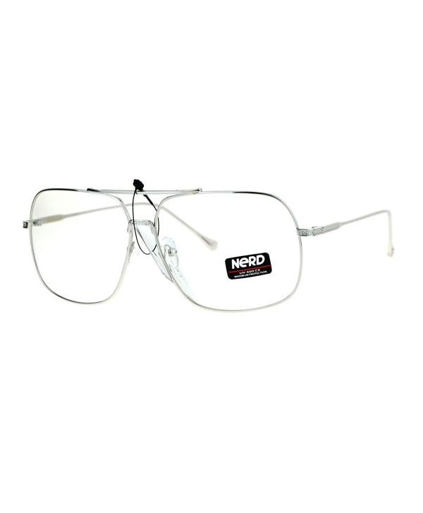 SA106 Oversize Rectangular Aviator Glasses