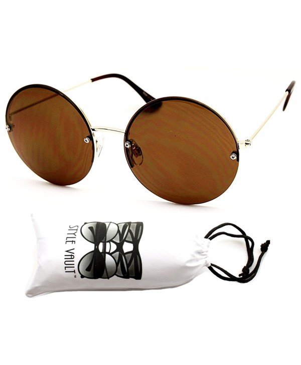 V3040 vp Style Vault Sunglasses Gold brown