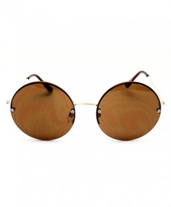 Semi-rimless sunglasses