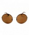 Semi-rimless sunglasses