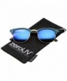 zeroUV Modern Textured Sunglasses Blue Gold