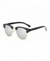 SightMax Polarized Classic Semi Rimless Sunglasses