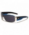 Metal Frame Sport Shield Sunglasses