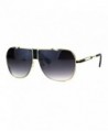 Mobster Luxury Oversize Aviator Sunglasses