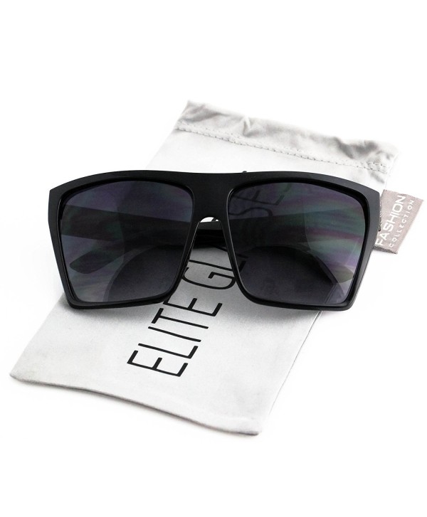 Elite Oversized Retro Wayfarer Aviator Flat Top Square Vintage Men 