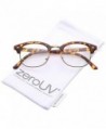 zeroUV Rimmed Bridge Eyeglasses Orange Tortoise