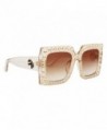 ROYAL GIRL Oversized Sunglasses Crystal Trim