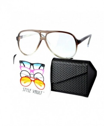 Style Vault Oversized Sunglasses Grey clear