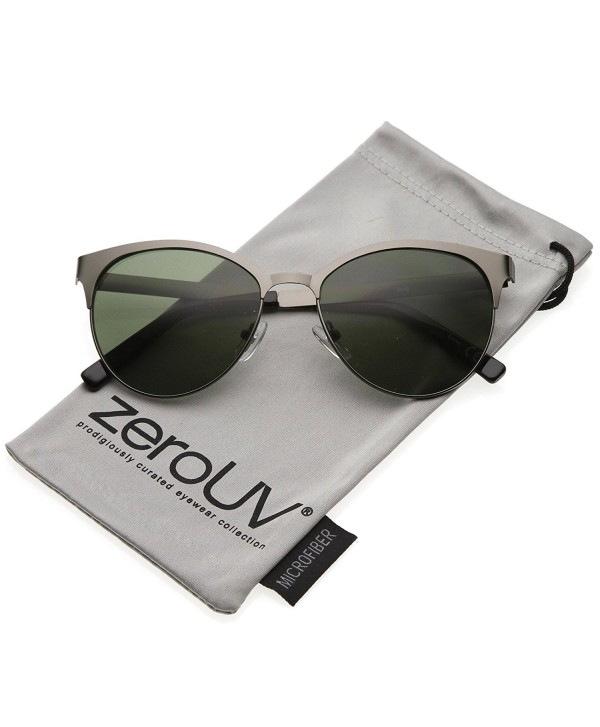 zeroUV Womens Finish Sunglasses Gunmetal