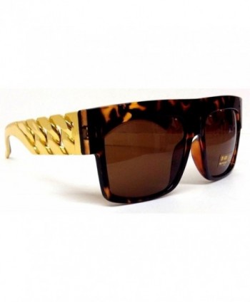 Brown Tortoise Cuban Wayfarer Sunglasses