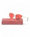 Fashion Vintage Colorful Sunglasses gold red