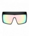 Slocyclub Fashion Mirrored Oversized Sunglasses