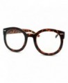 Tortoise Oversized Round Fashion Glasses