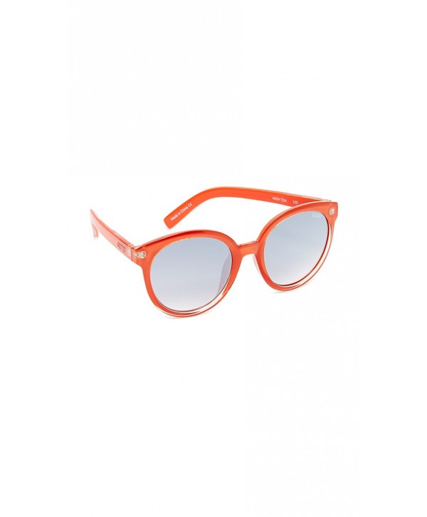 Quay Womens Sunglasses Tangerine Silver