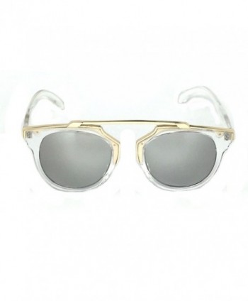 WebDeals Mirrored Designer Crossbar Sunglasses