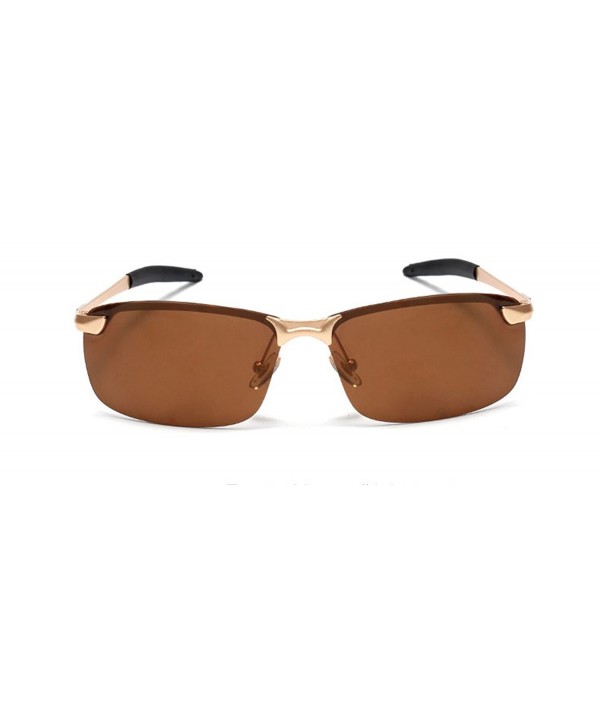 GAMT Classic Semi rimless Polarized Sunglasses