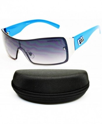 Designer Diamond Eyewear Sunglasses Blue Smoked